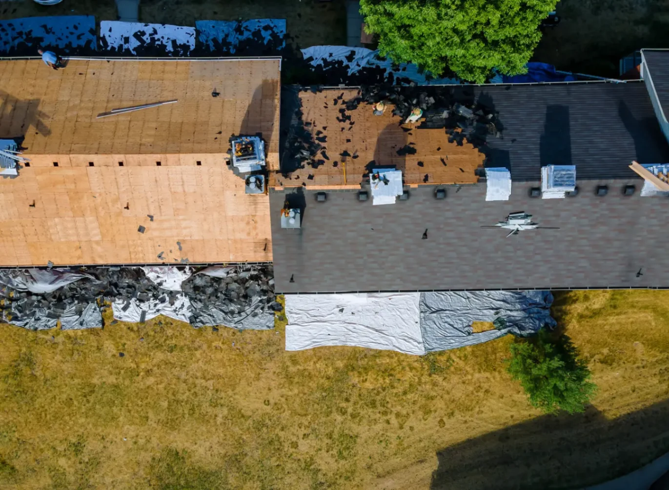 Turning completed roofing jobs into before-and-after photo proof